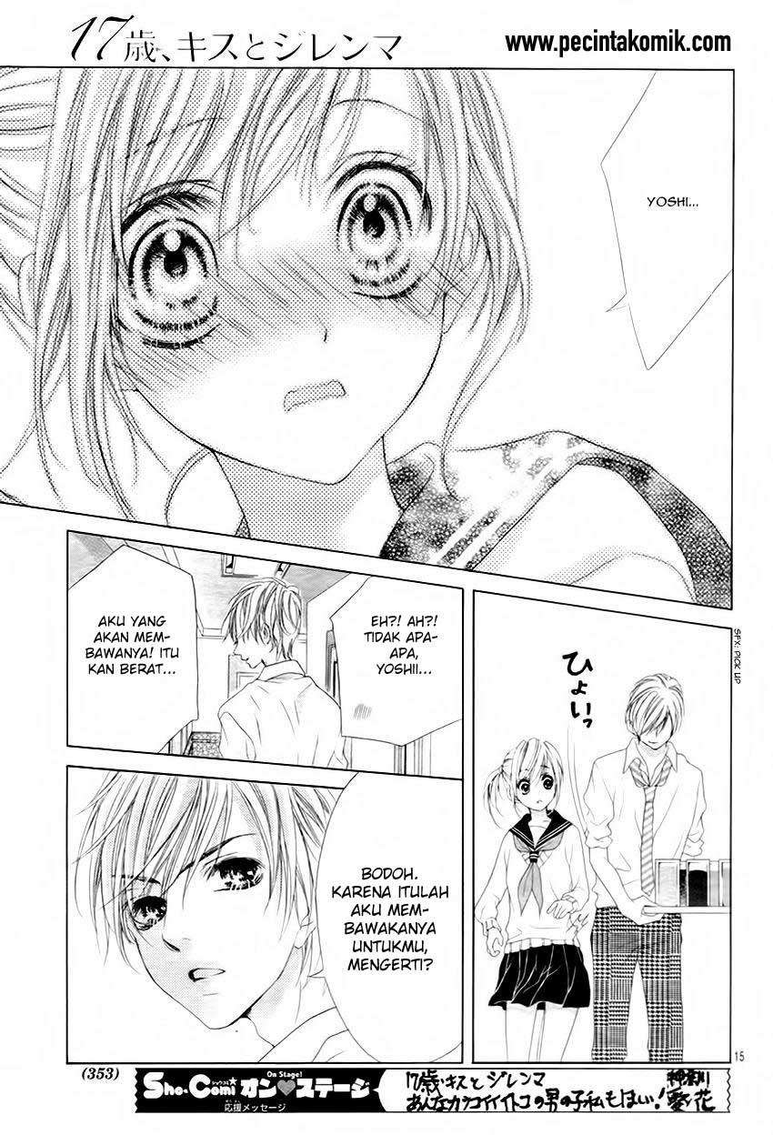 17-sai, Kiss to Dilemma Chapter 11 – halaman 16