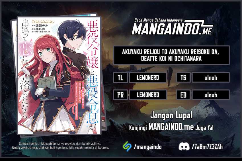 Akuyaku Reijou to Akuyaku Reisoku ga, Deatte Koi ni Ochitanara Chapter 3 – halaman 1