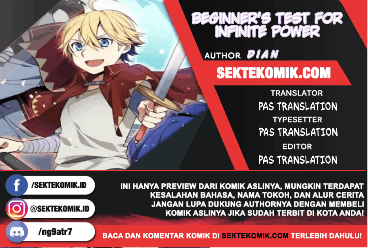 Beginner's Test For Infinite Power Chapter 30 – halaman 1