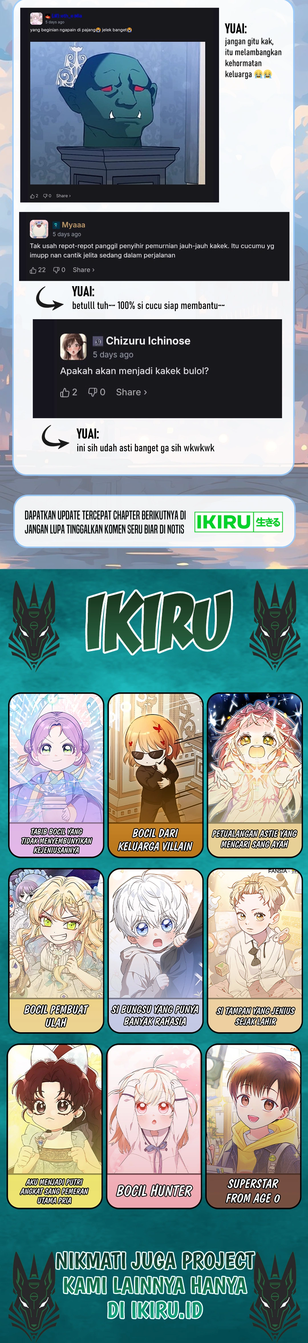 Bocil Penyelamat Keluarga Villain Chapter 30 – halaman 49