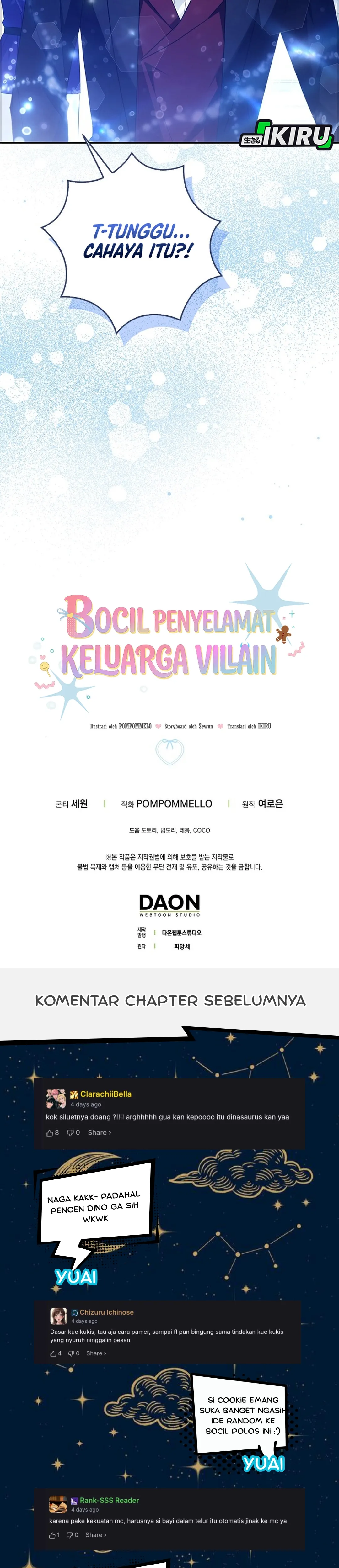 Bocil Penyelamat Keluarga Villain Chapter 33 – halaman 45