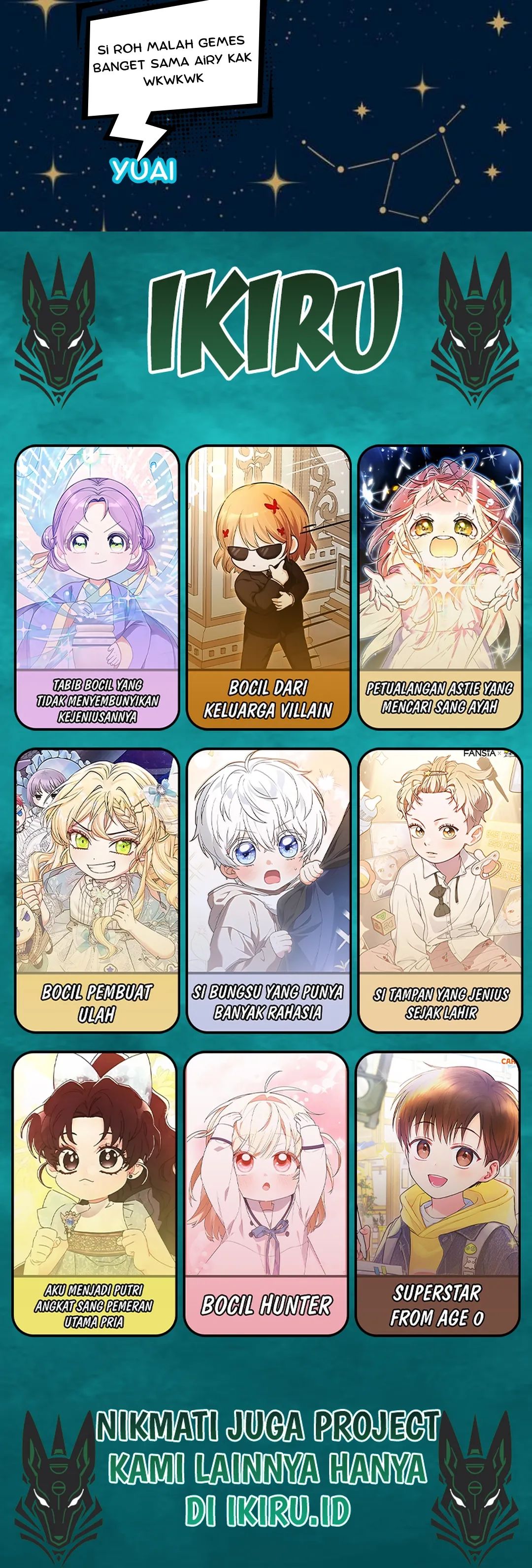 Bocil Penyelamat Keluarga Villain Chapter 33 – halaman 46