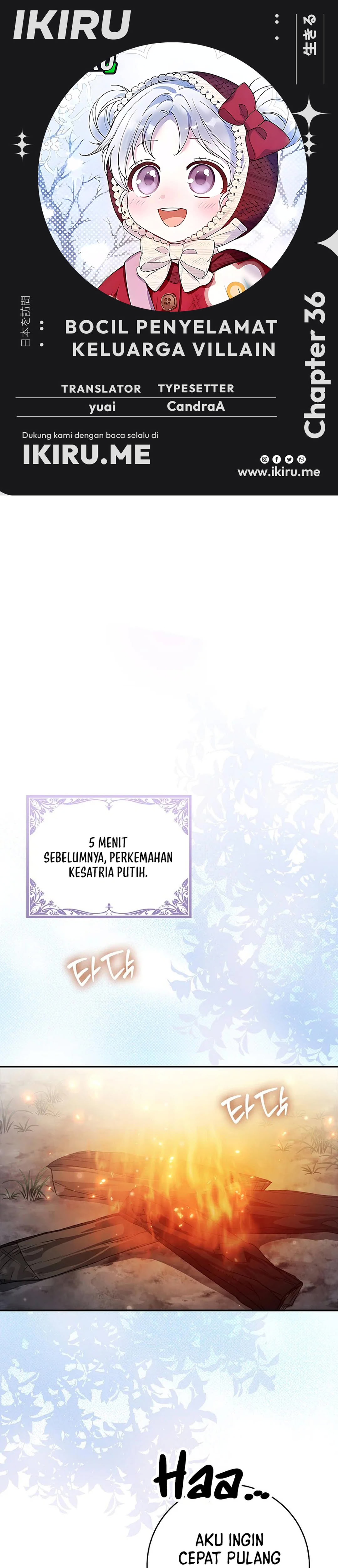 Bocil Penyelamat Keluarga Villain Chapter 36 – halaman 1