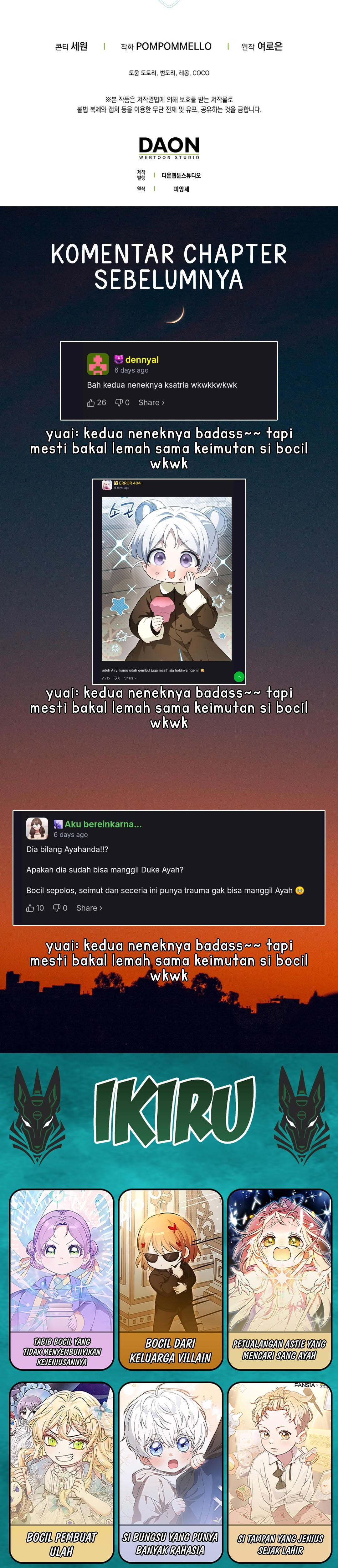 Bocil Penyelamat Keluarga Villain Chapter 36 – halaman 46