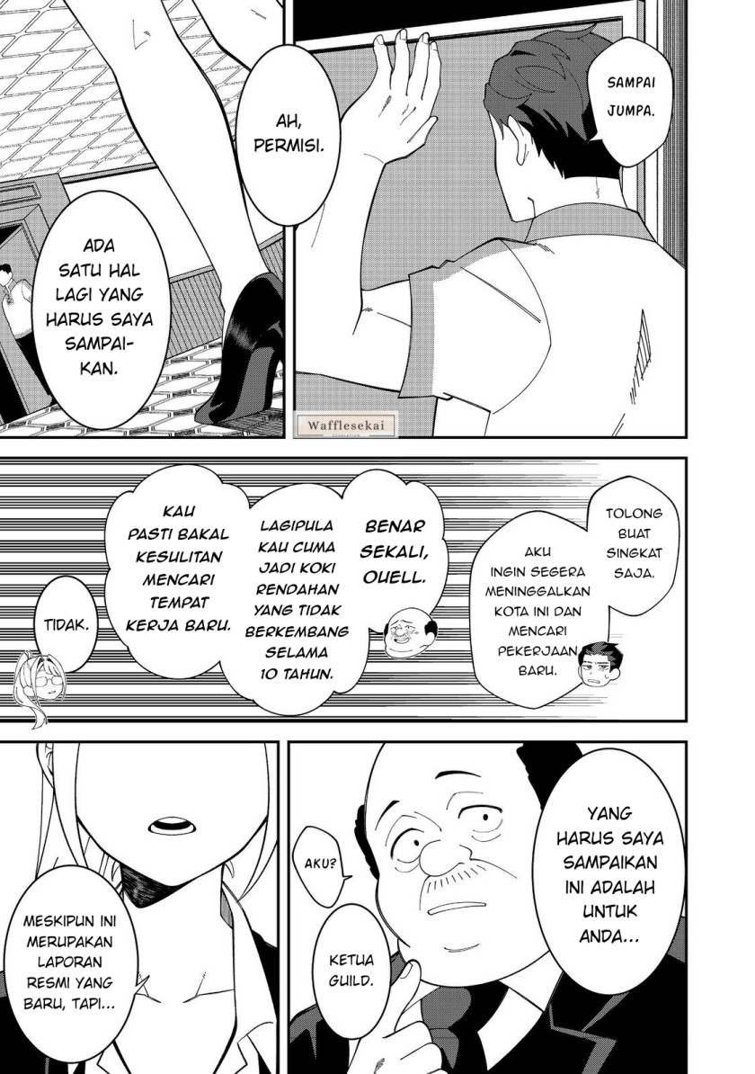E? - Guild-nai de Yuiitsu "Cook" wo Kiwameteru Ore wo Kubi desu ka? Chapter 1 – halaman 13
