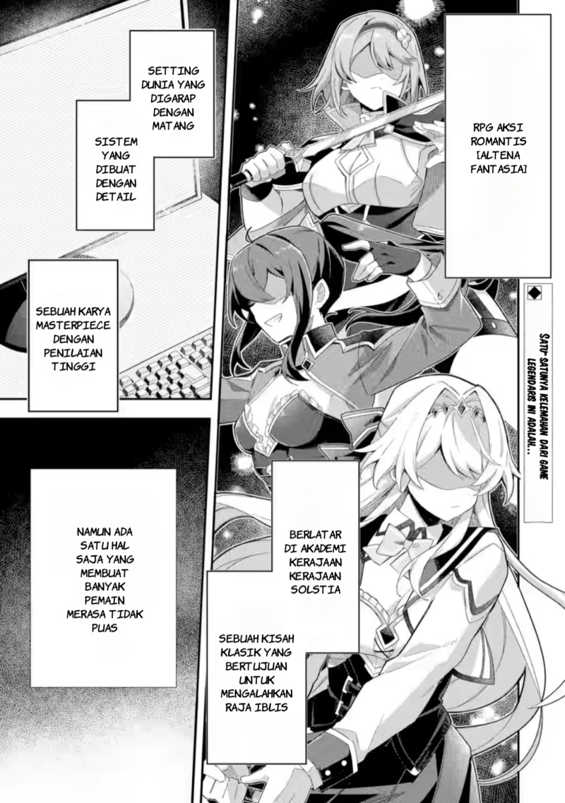 Game Sekai no Mob Akuyaku ni Tensei shita node Last Boss wo Mezashitemita Chapter 1 – halaman 2