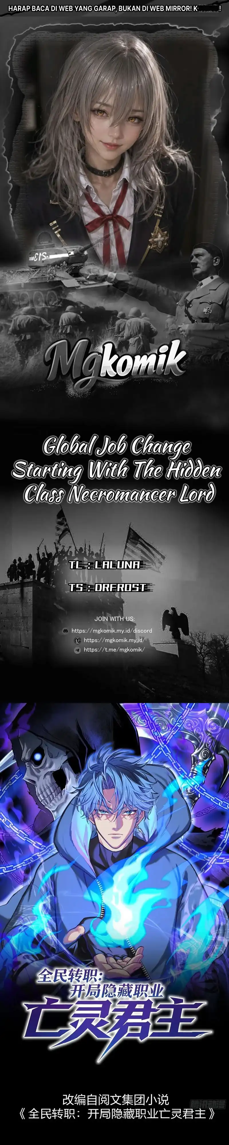 Global Job Change: Starting With the Hidden Class Necromancer Lord Chapter 9 – halaman 1