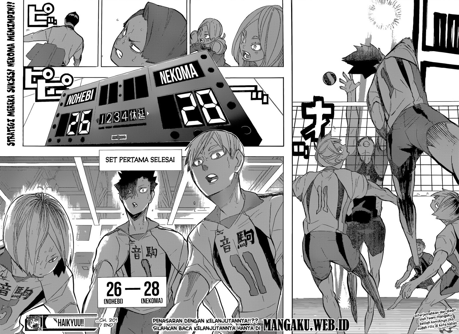 Haikyu!! Chapter 201 – halaman 8