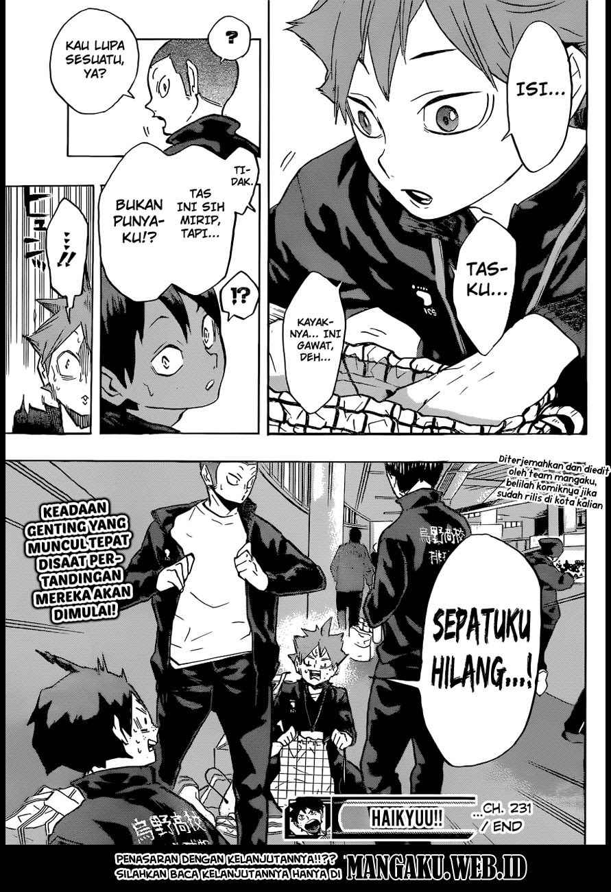 Haikyu!! Chapter 231 – halaman 18