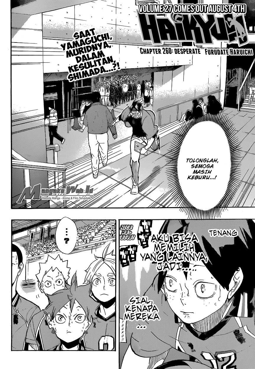 Haikyu!! Chapter 260 – halaman 3