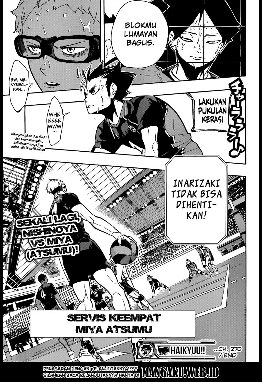 Haikyu!! Chapter 270 – halaman 10