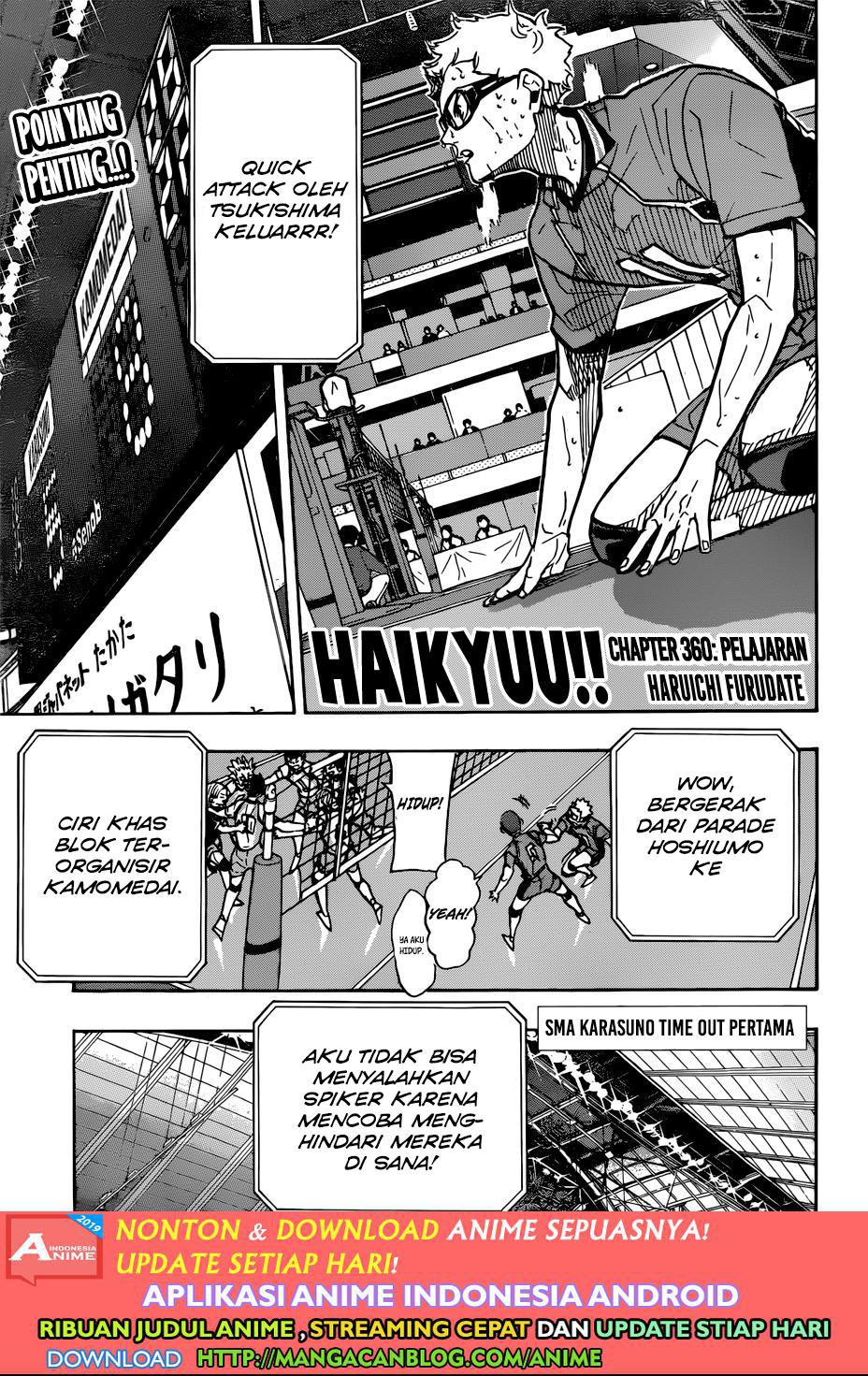 Haikyu!! Chapter 360 – halaman 1