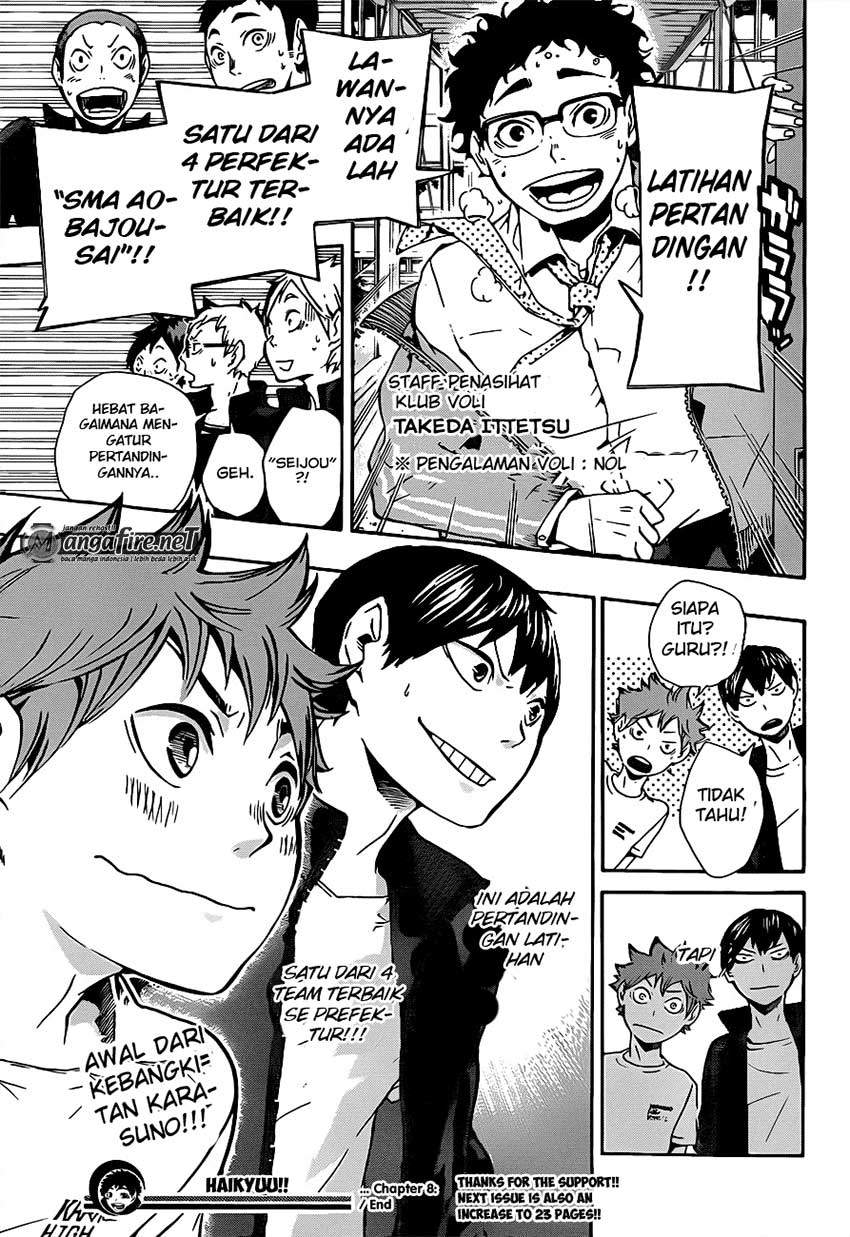 Haikyu!! Chapter 9 – halaman 8