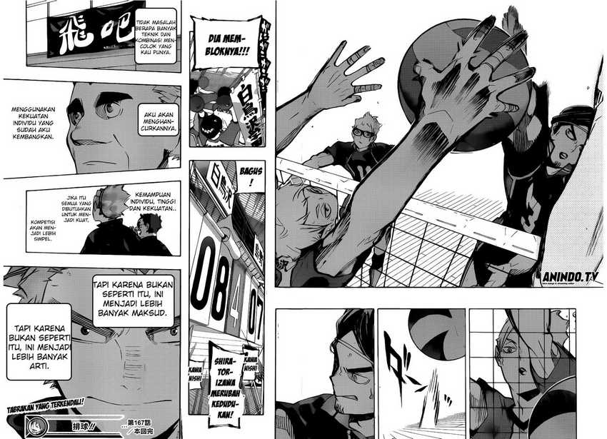 Haikyuu!! Chapter 167 – halaman 18