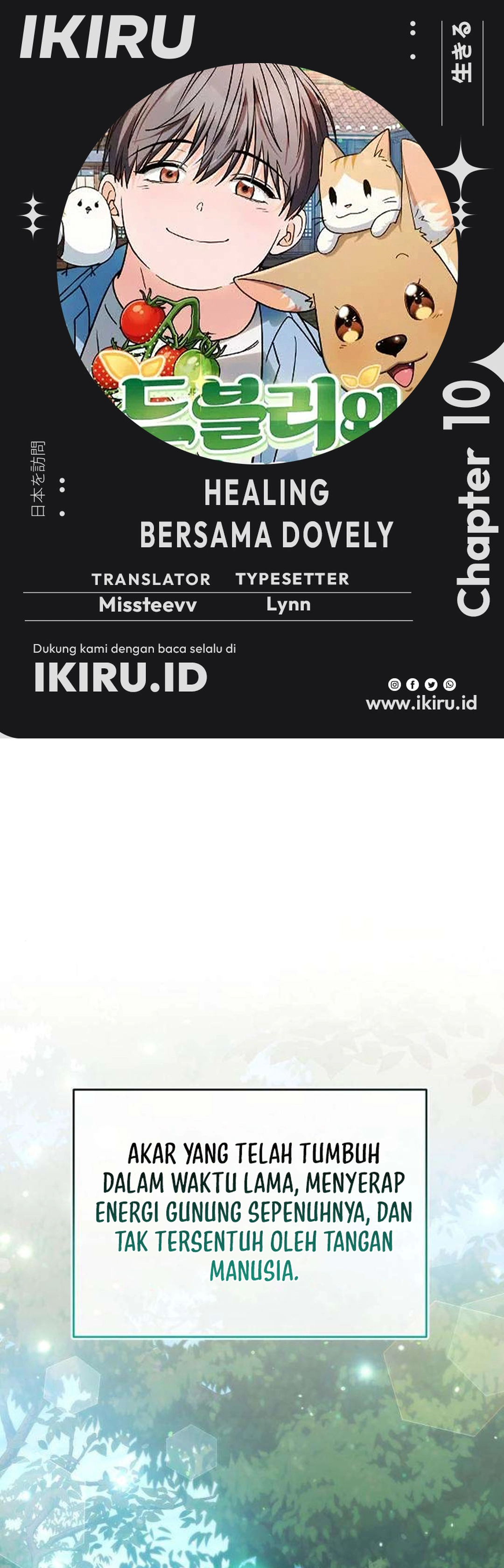 Healing Bersama Dovely Chapter 10 – halaman 1