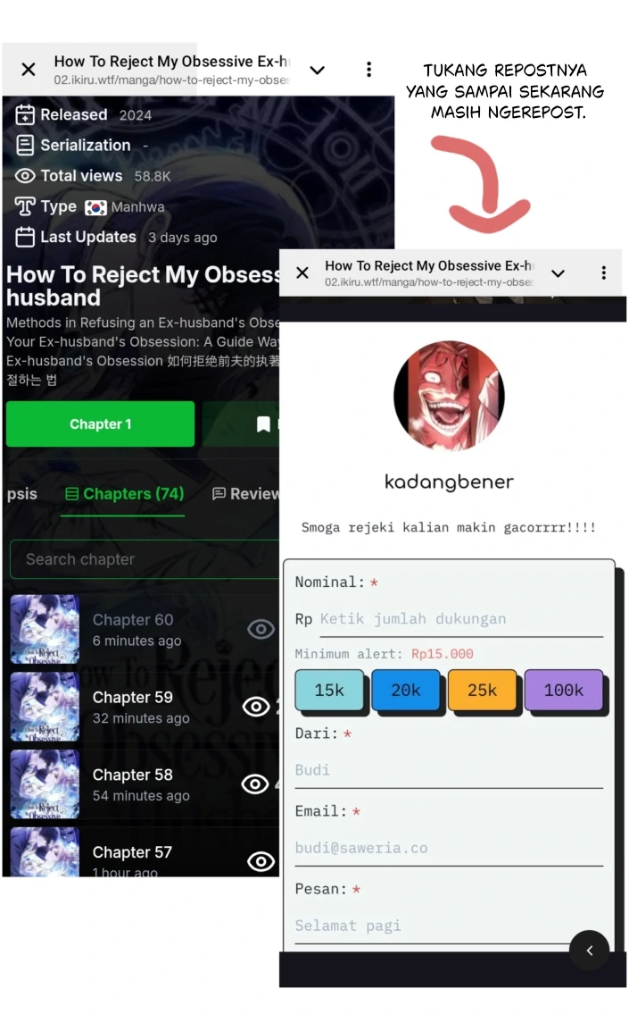 How To Reject My Obsessive Ex Husband Chapter 76 – halaman 2