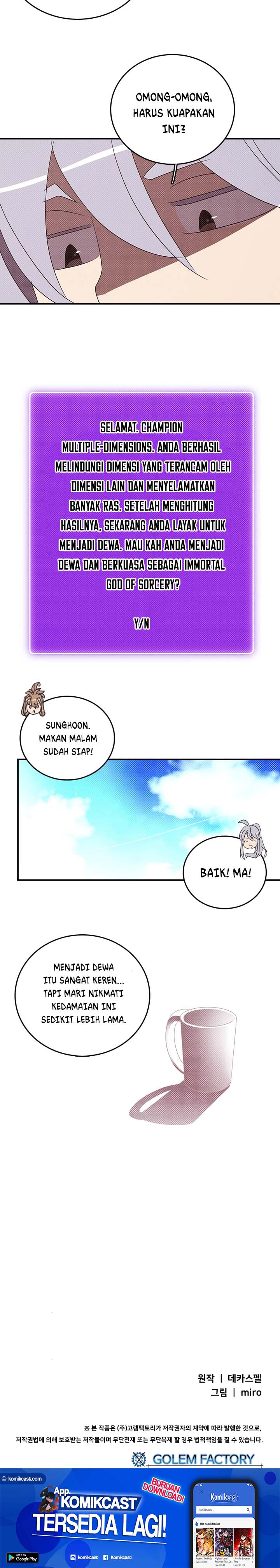 I Am the Sorcerer King Chapter 143 – halaman 22