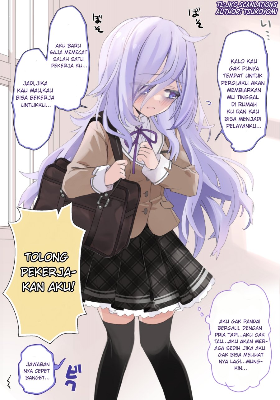 I became the butler of the gloomy young lady in my class. Chapter 1 – halaman 1