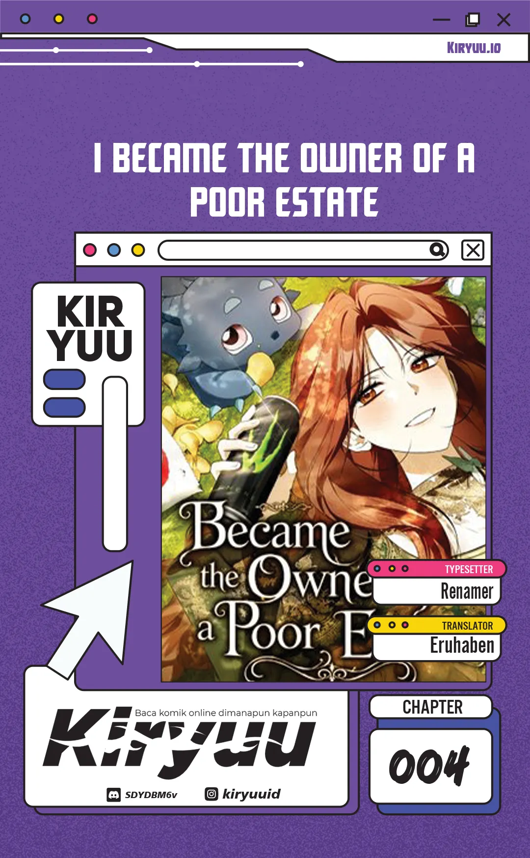 I Became the Owner of a Poor Estate Chapter 4 – halaman 1
