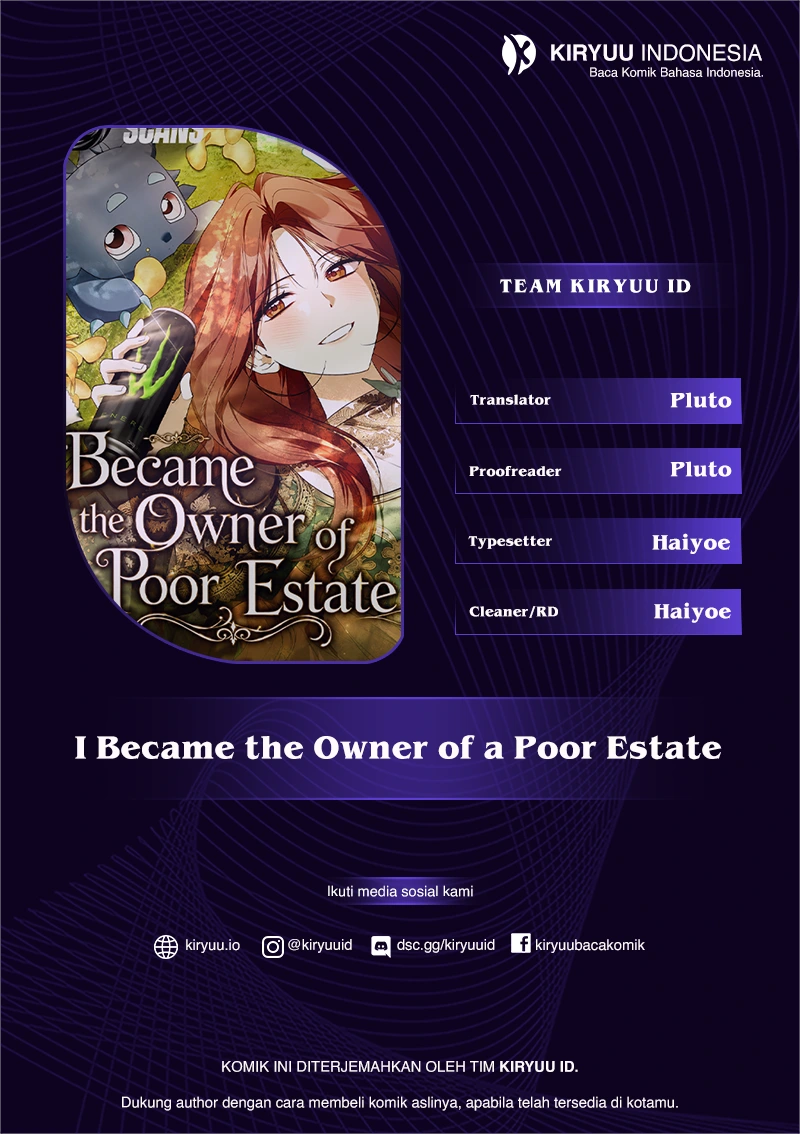 I Became the Owner of a Poor Estate Chapter 10 – halaman 1
