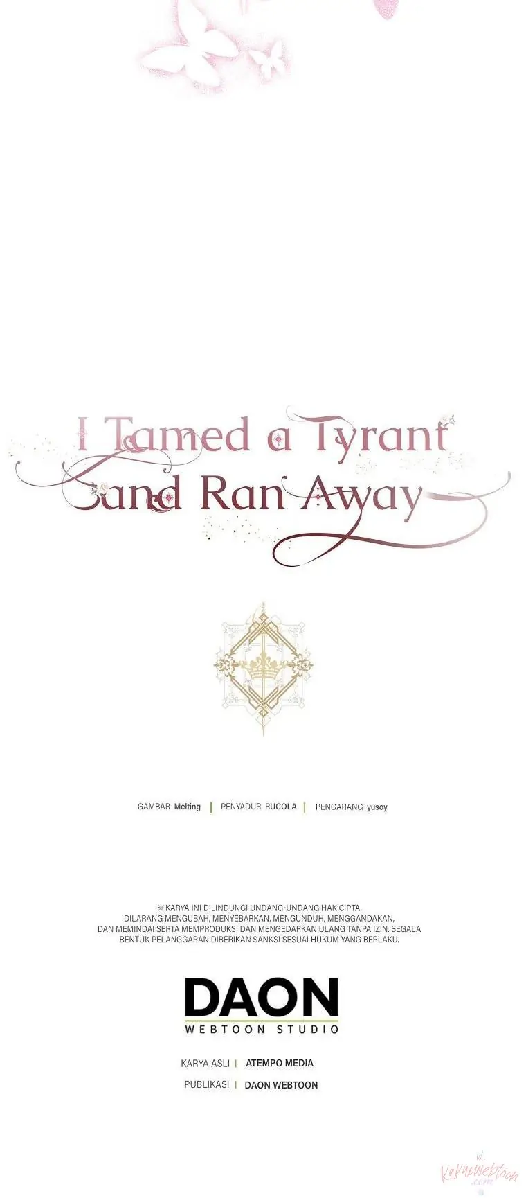 I Tamed a Tyrant and Ran Away Chapter 118 – halaman 44