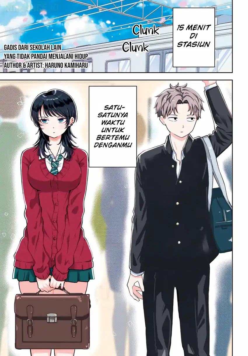 Ikiru no Hetana Takou no Joshi Chapter 1 – halaman 2
