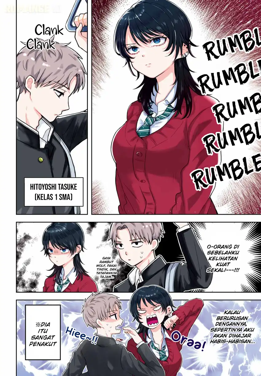 Ikiru no Hetana Takou no Joshi Chapter 1 – halaman 6