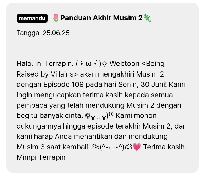 I'm Being Raised by Villains Chapter 0 – halaman 131