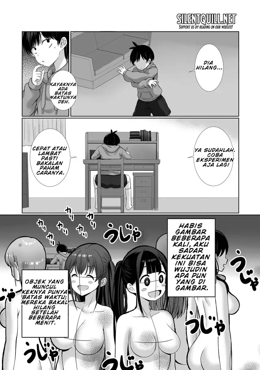 Kaita Mono o Jittaika Suru Nouryoku de Motenai Ore ga Harem Seikatsu Chapter 1 – halaman 14