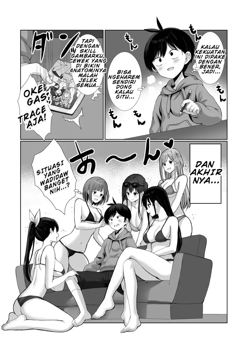 Kaita Mono o Jittaika Suru Nouryoku de Motenai Ore ga Harem Seikatsu Chapter 1 – halaman 15