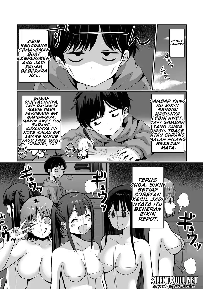 Kaita Mono o Jittaika Suru Nouryoku de Motenai Ore ga Harem Seikatsu Chapter 1 – halaman 18