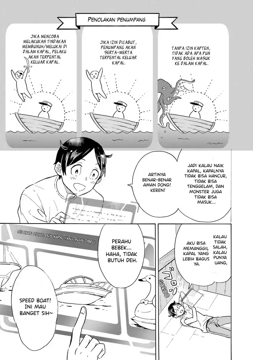 Mezase Gouka Kyakusen!!: Fune Shoukan Skill de Isekai Rich Life o Te ni Irero Chapter 1 – halaman 15