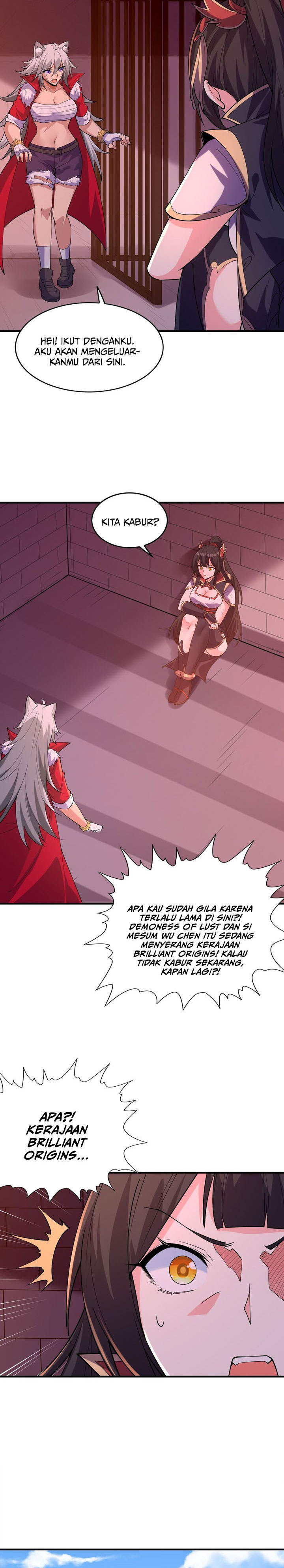 My Harem Is Entirely Female Demon Villains chapter 108 halaman 11
