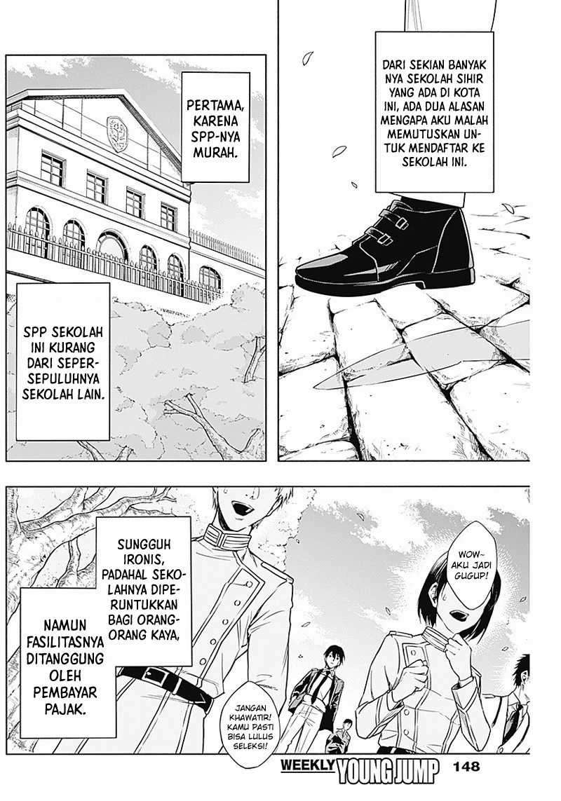Ouritsu Mahou Gakuen no Saikasei Chapter 4 – halaman 7