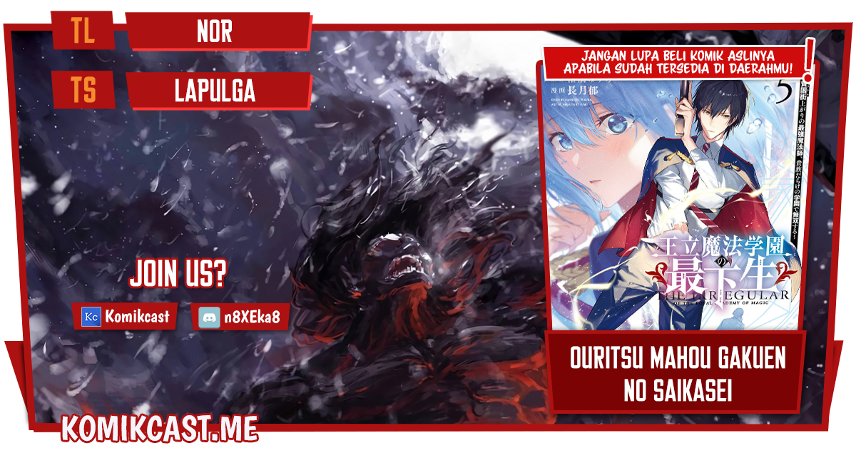 Ouritsu Mahou Gakuen no Saikasei Chapter 68 – halaman 1