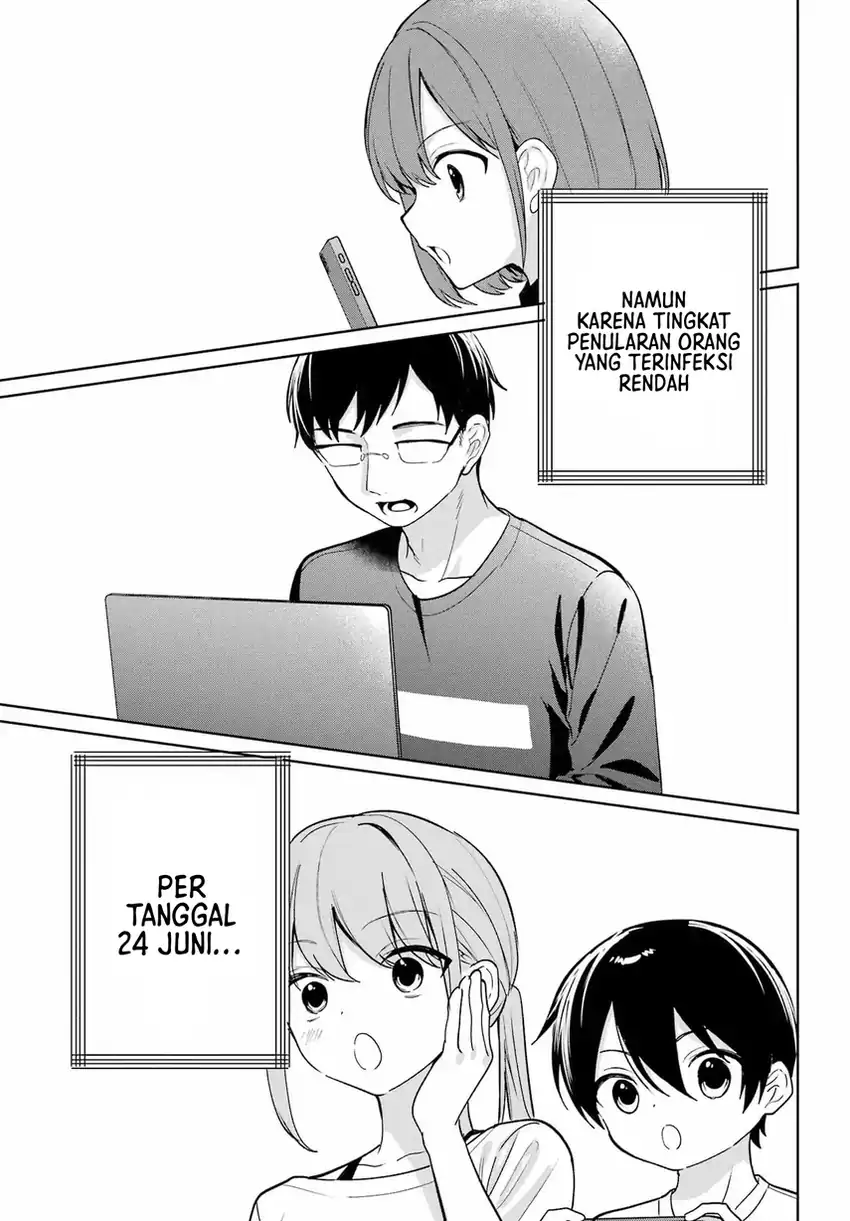 Remote Jugyou ni Nattara Class 1 no Bishoujo to Doukyo Suru Koto ni Natta chapter 20.1 halaman 11