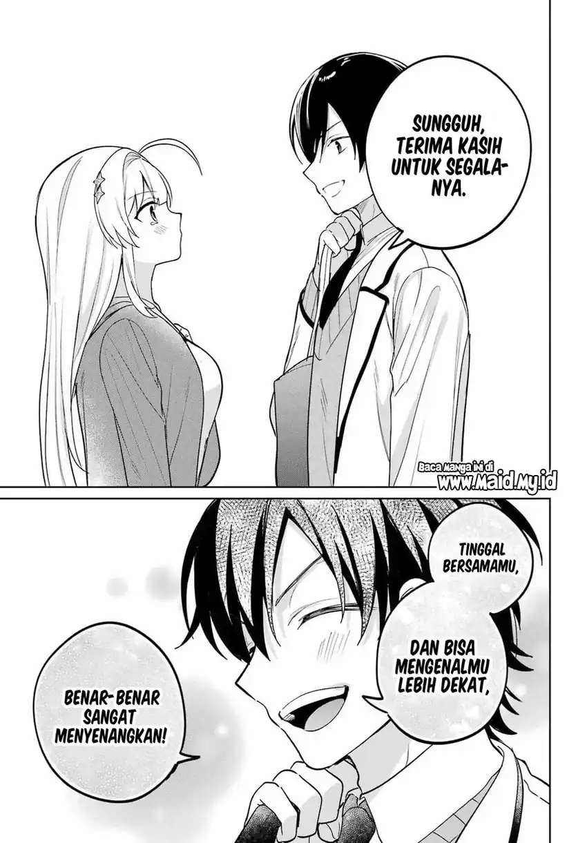 Remote Jugyou ni Nattara Class 1 no Bishoujo to Doukyo Suru Koto ni Natta chapter 20.1 halaman 18