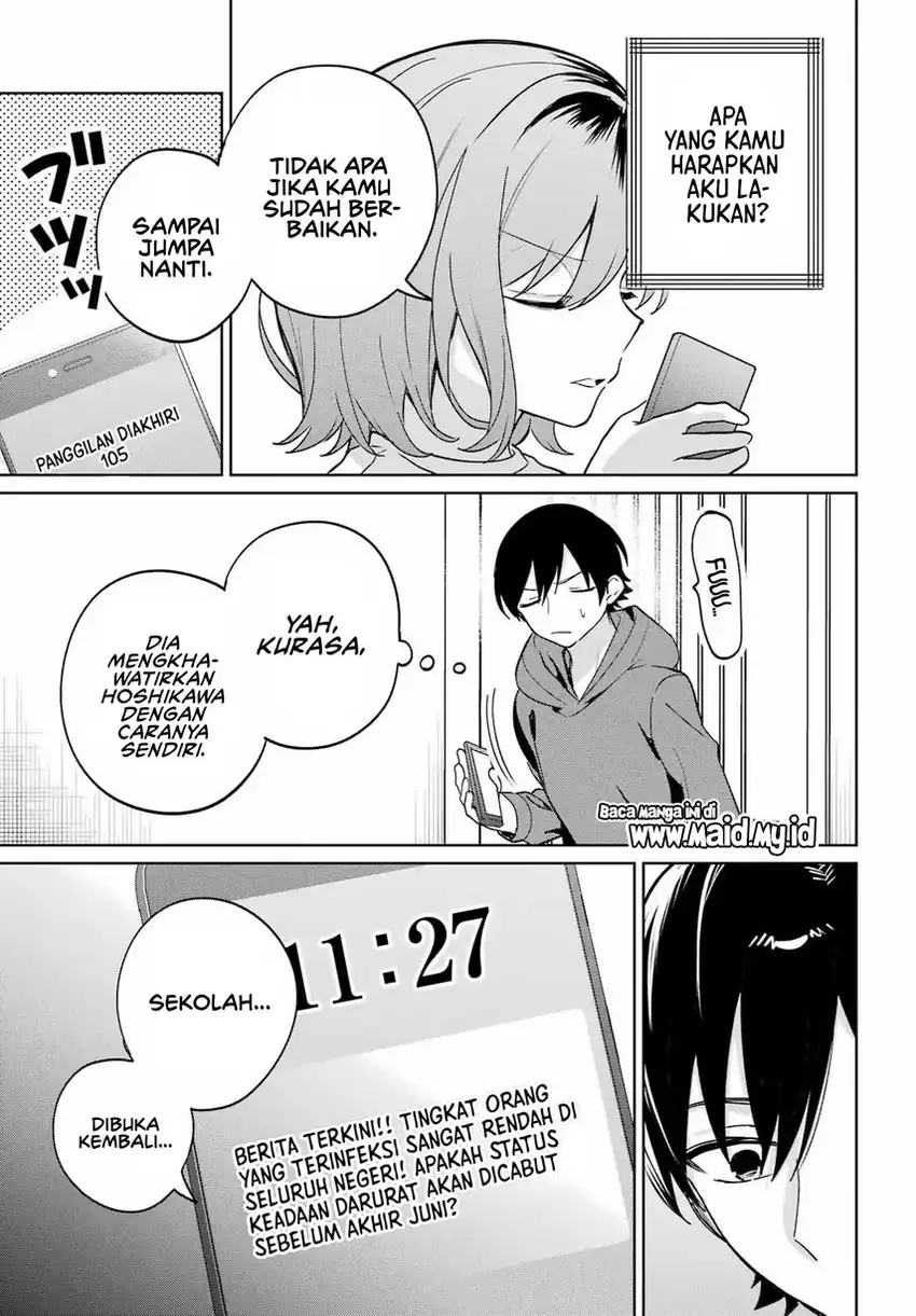 Remote Jugyou ni Nattara Class 1 no Bishoujo to Doukyo Suru Koto ni Natta chapter 20.1 halaman 9
