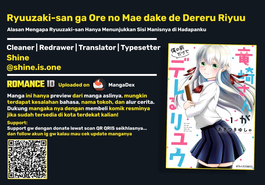 Ryuuzaki-san ga Ore no Mae dake de Dereru Ryuu Chapter 5.5 – halaman 1