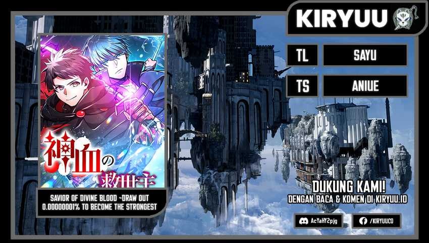 Savior of Divine Blood ~Draw Out 0.00000001% To Become the Strongest~ Chapter 0.1 – halaman 1