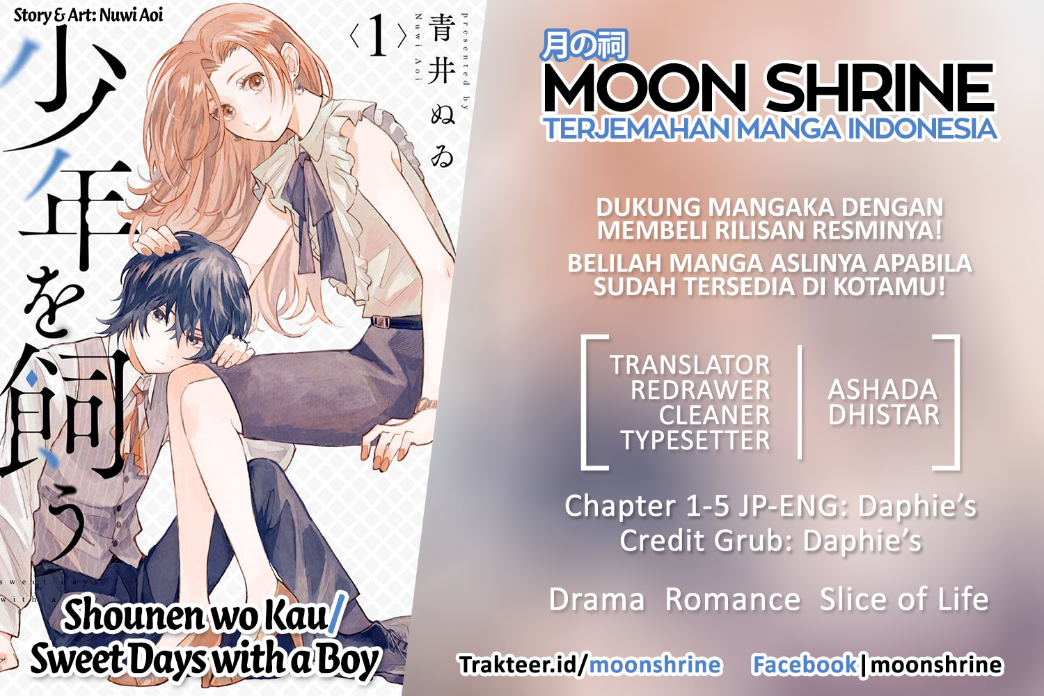 Shounen wo Kau (Sweet Days with a Boy) Chapter 5 – halaman 1