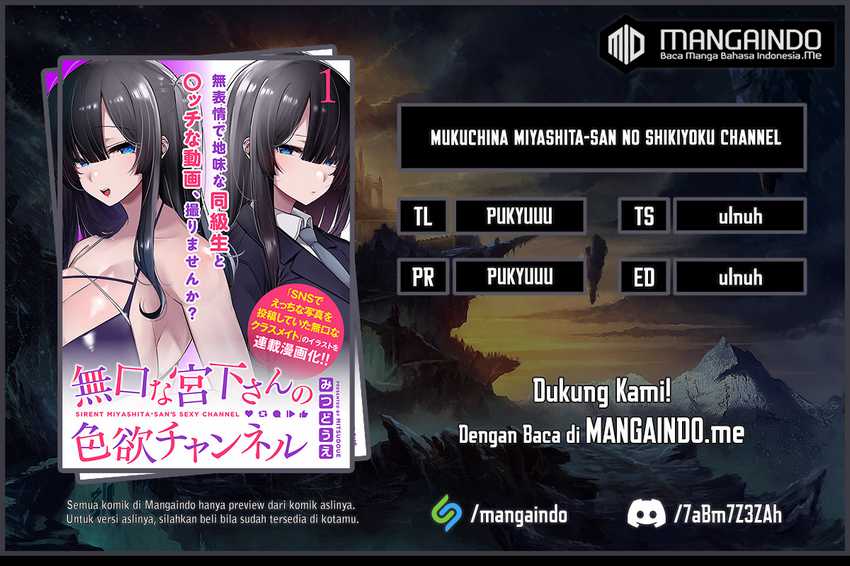 Silent Miyashita-san's Sexy Channel Chapter 3 – halaman 1