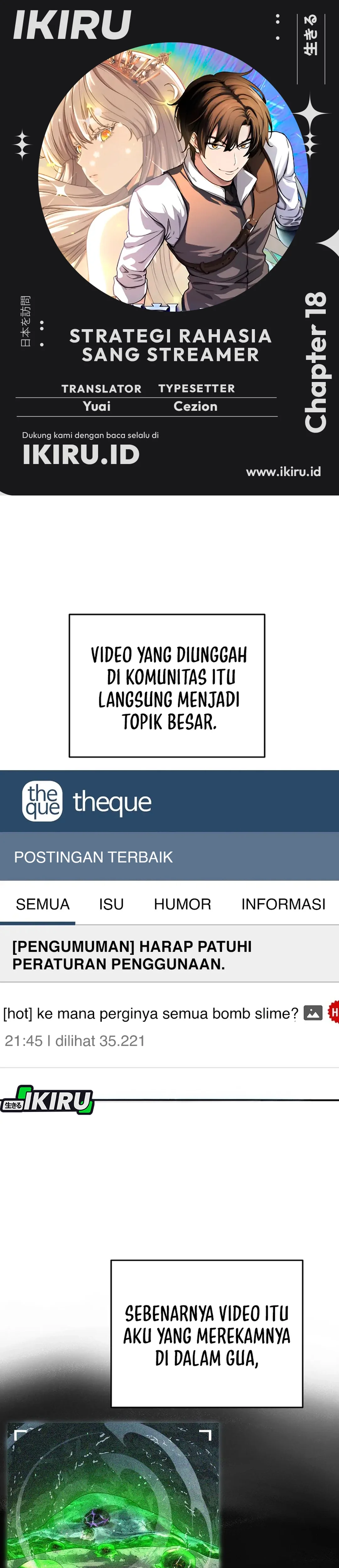 Strategi Rahasia Sang Streamer Chapter 18 – halaman 1
