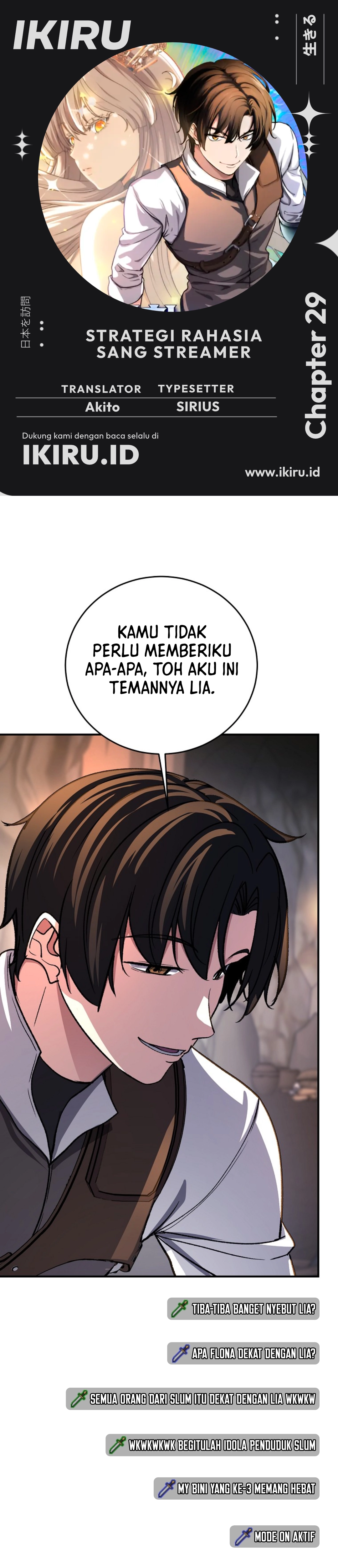 Strategi Rahasia Sang Streamer Chapter 29 – halaman 1