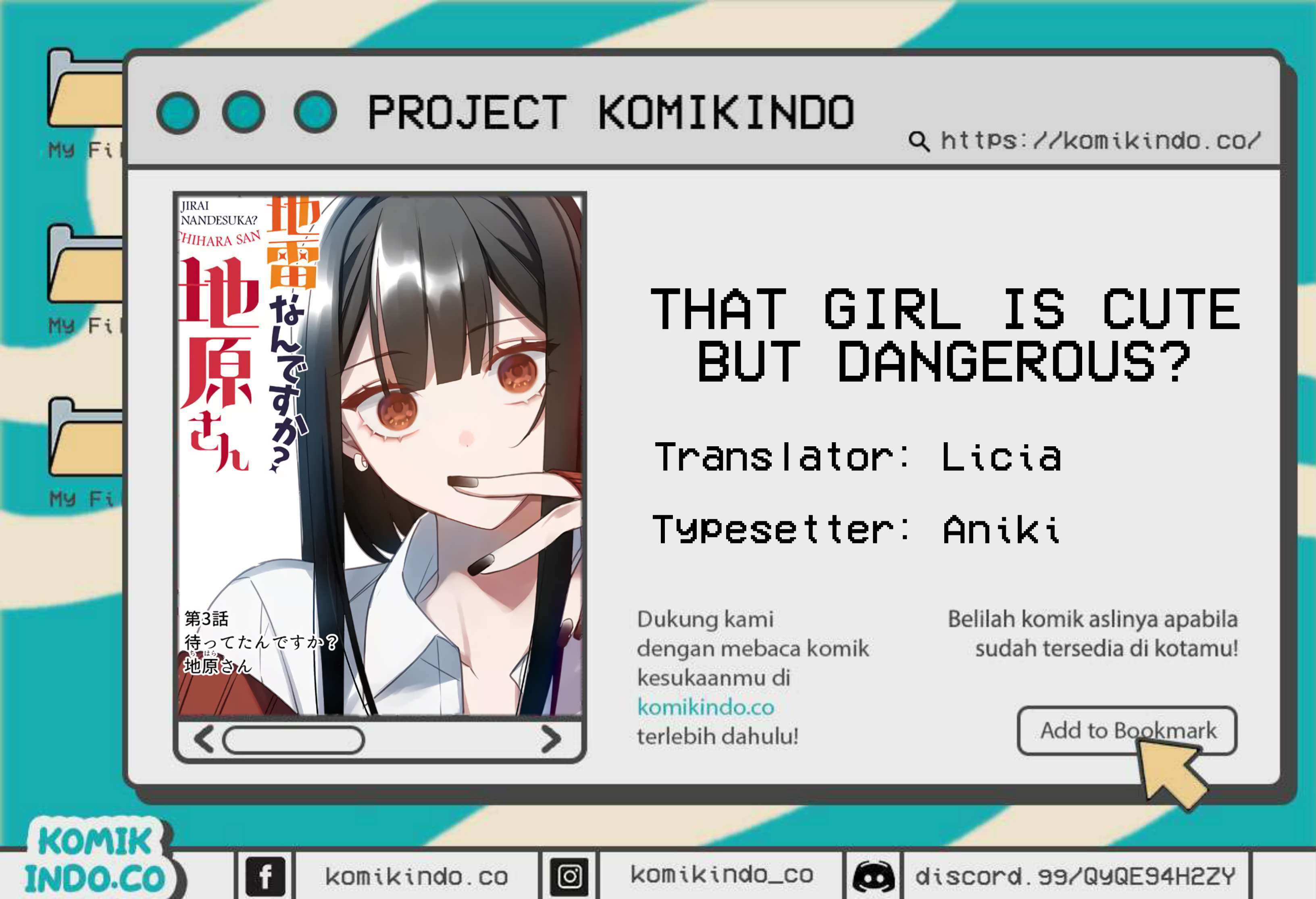 That girl is cute… but dangerous? (Jirai Nandesuka? Chihara-san) Chapter 1 – halaman 1