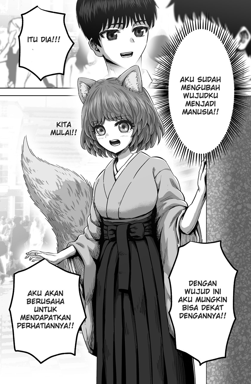 The Fox Girl Who Wants to Get Chummy With the Human Boy She Likes Chapter 1 – halaman 2
