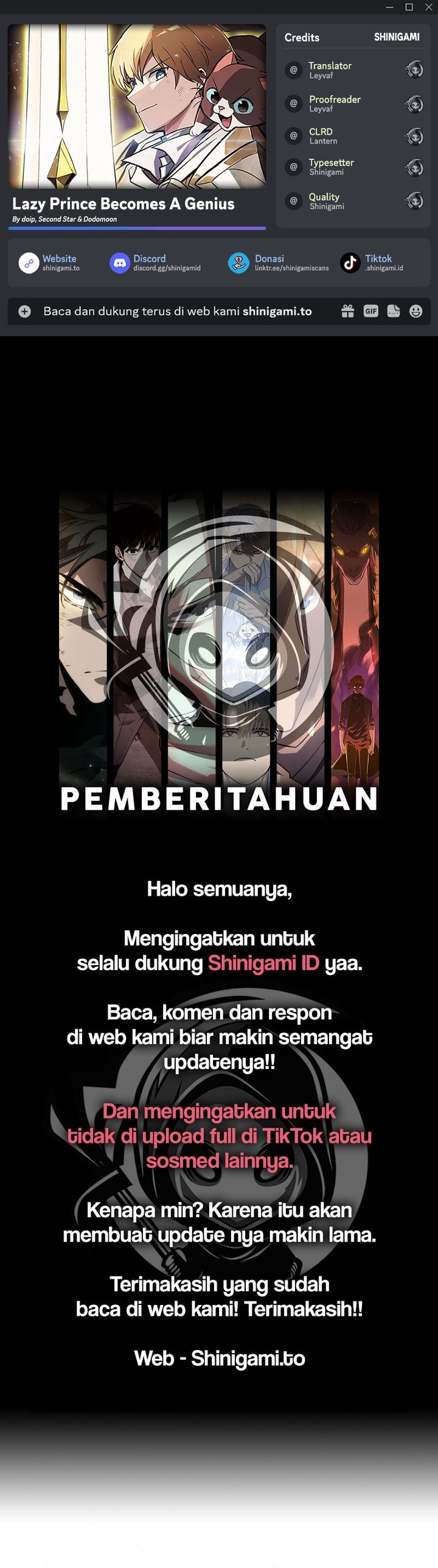The Lazy Prince Becomes a Genius Chapter 149 – halaman 1