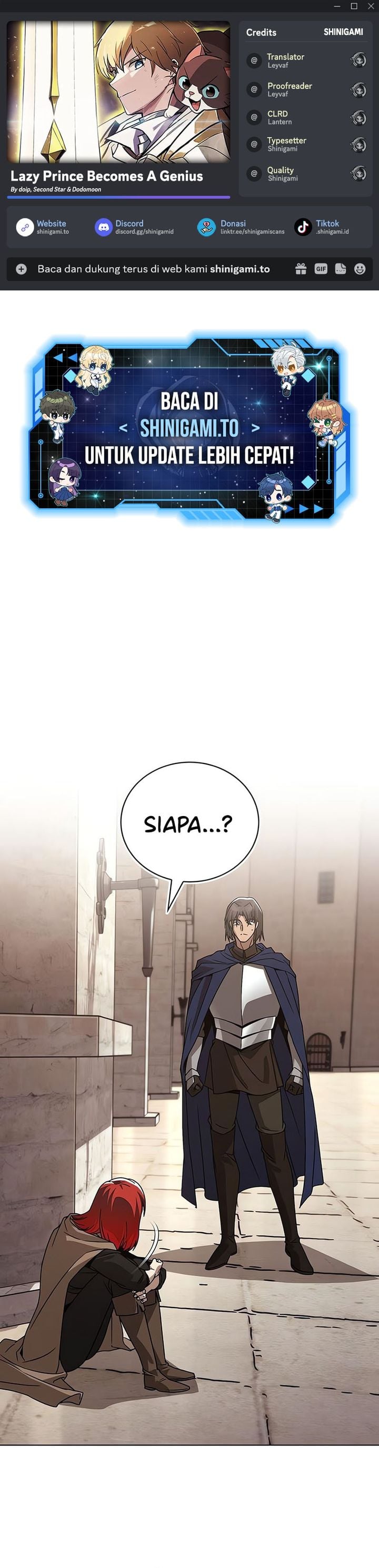 The Lazy Prince Becomes a Genius Chapter 151 – halaman 1