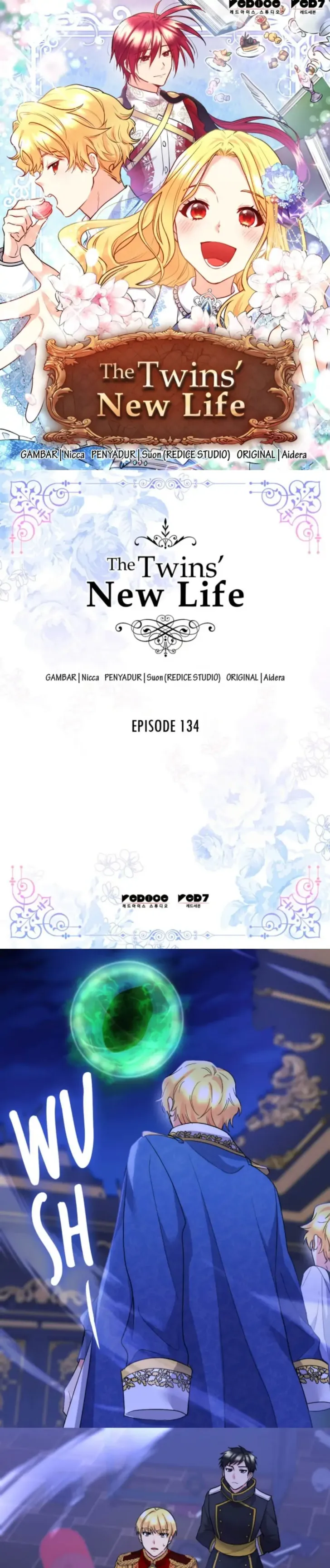 The Twin Siblings' New Life Chapter 134 – halaman 1