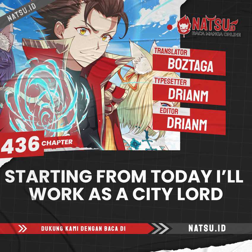To Be The Castellan King (Starting from Today I'll Work as a City Lord) Chapter 436 – halaman 1